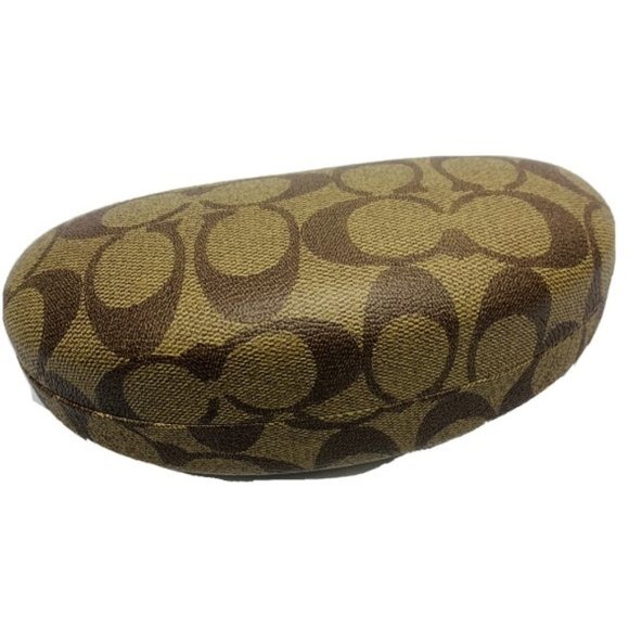 Coach Large Hard Side Clamshell Eyeglass Case - Picture 1 of 10